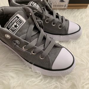 Boys Converse Gray Suede. Brand New. Size 13c